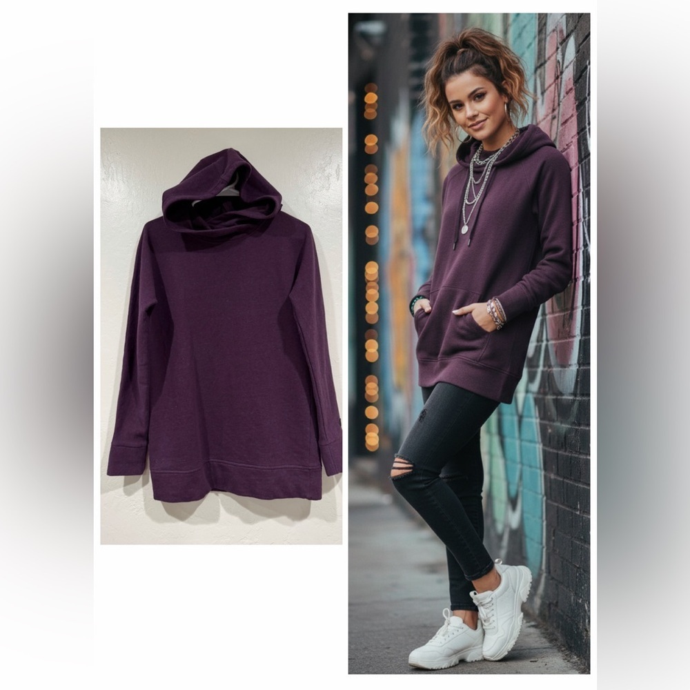 Burton Women's Deep Purple Hoodie Sweatshirt size Small